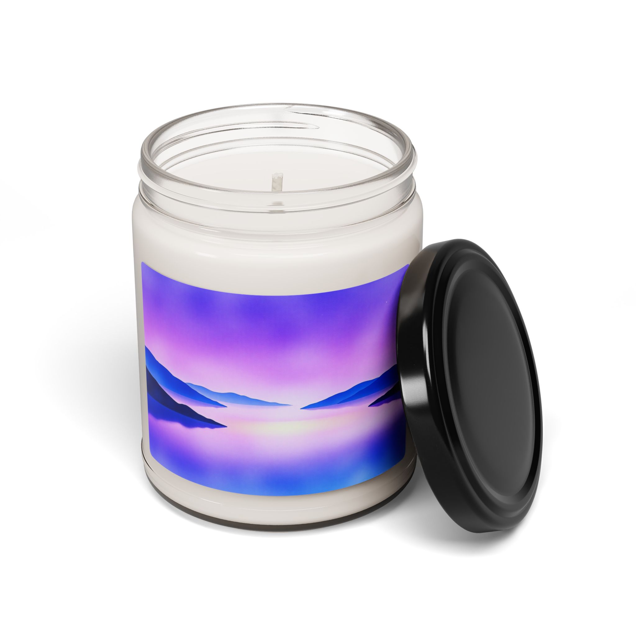 Tranquil Sunset Scented Soy Candle - 9oz Aromatherapy for Relaxation & Serenity - Image 3
