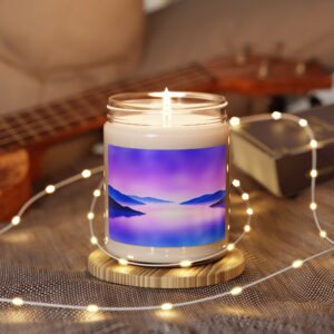 Tranquil Sunset Scented Soy Candle - 9oz Aromatherapy for Relaxation & Serenity